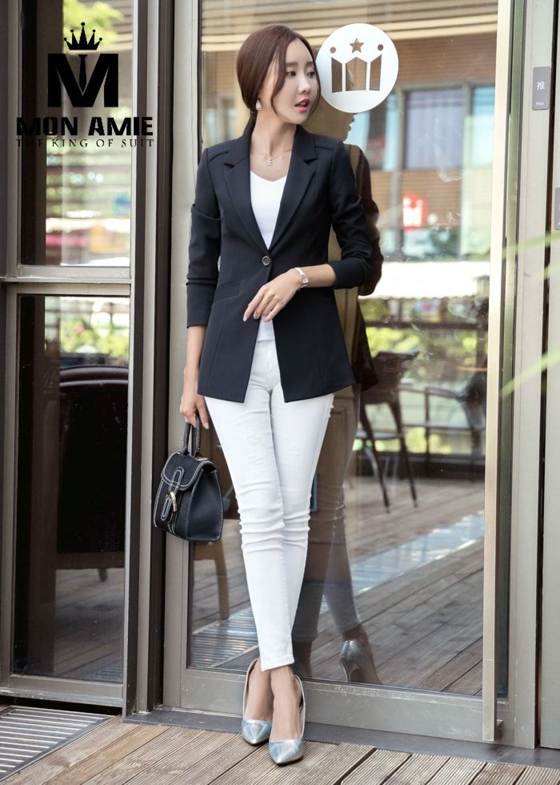 Black Classic Business Blazer 